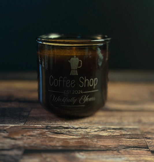 Coffee Shop Scented Candle Front