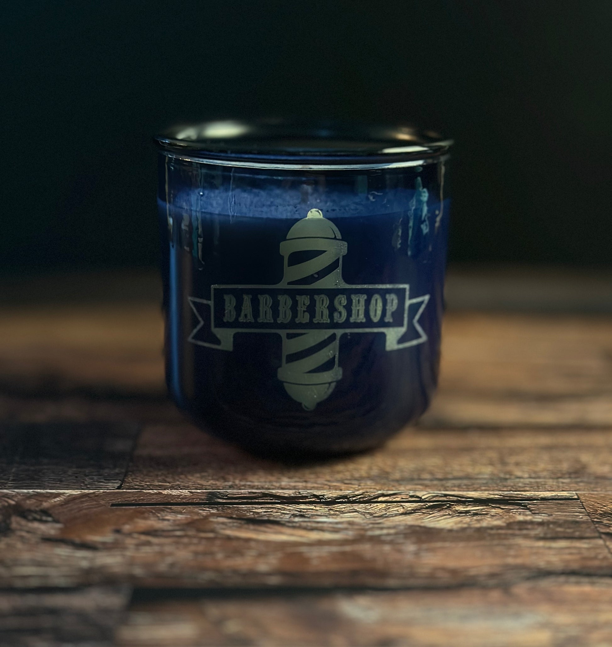 Barbershop Scented Candle Front