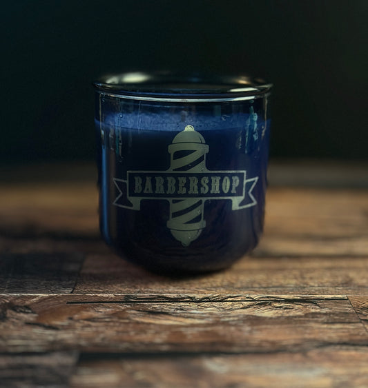 Barbershop Scented Candle Front