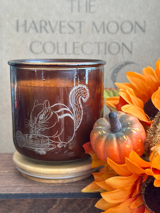 Soy Candle Maple Delight with Squirrel picture